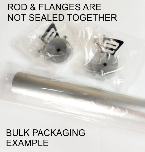 18 Inch Polished Brass Round 1 5/16 Rod kit