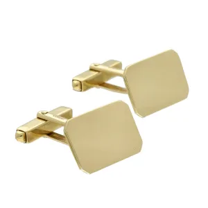9ct Yellow Gold Rectangular Cufflinks