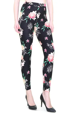 AL180083J Multi Pattern Printed Buttery Soft Leggings