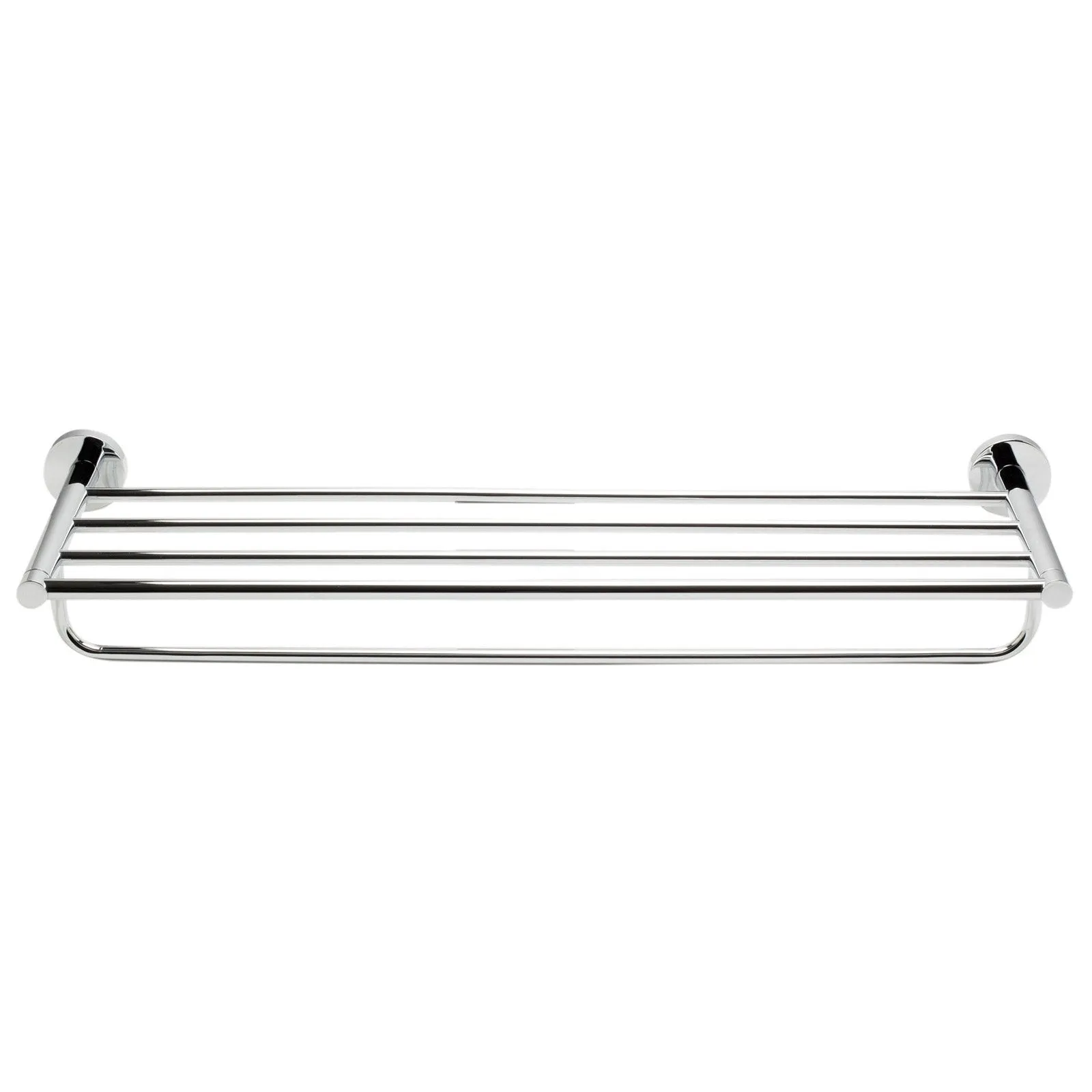 ALFI AB9538-PC Polished Chrome 26 inch Towel Bar & Shelf Bathroom Accessory
