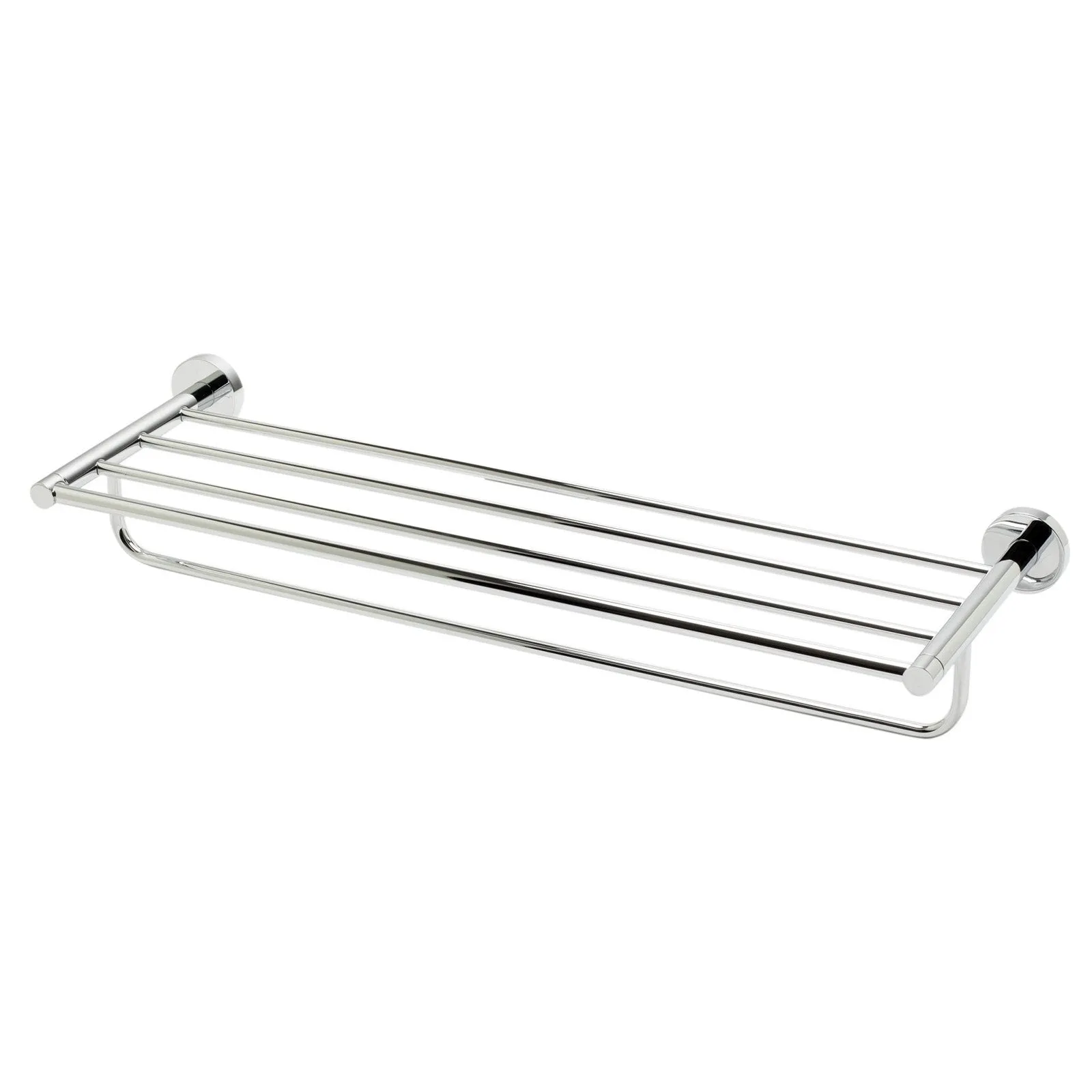 ALFI AB9538-PC Polished Chrome 26 inch Towel Bar & Shelf Bathroom Accessory