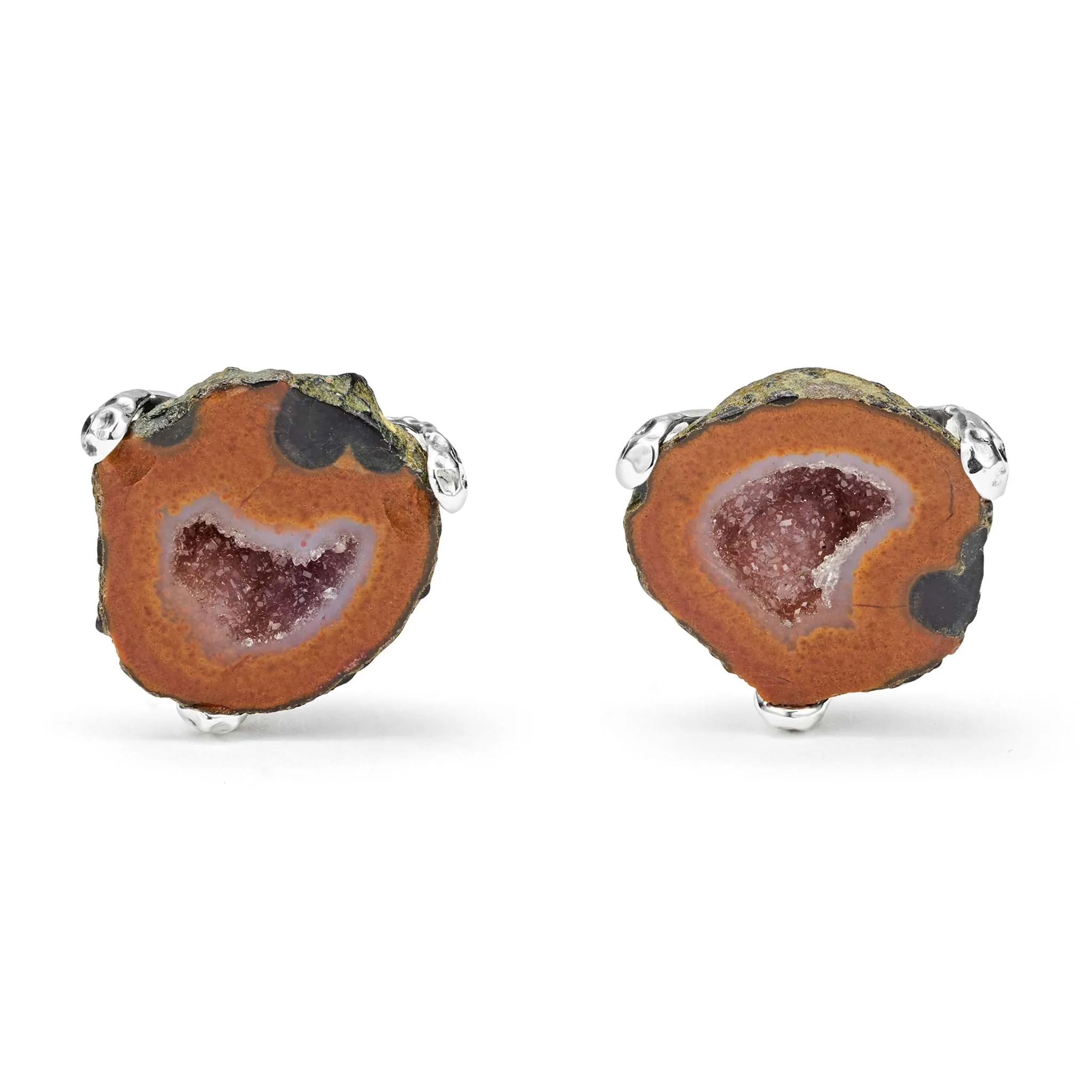 Anthem Crystal Geode Cufflinks