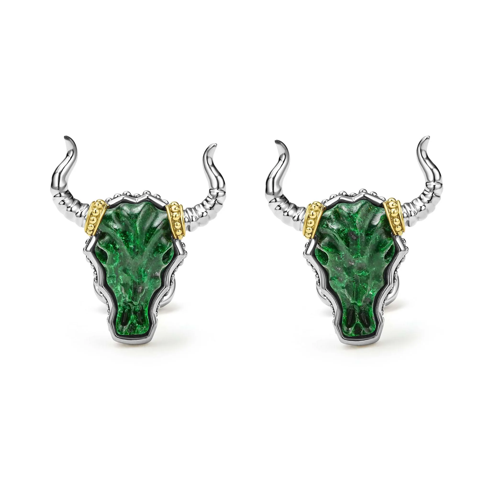 Anthem Jade Long Horn Cufflinks
