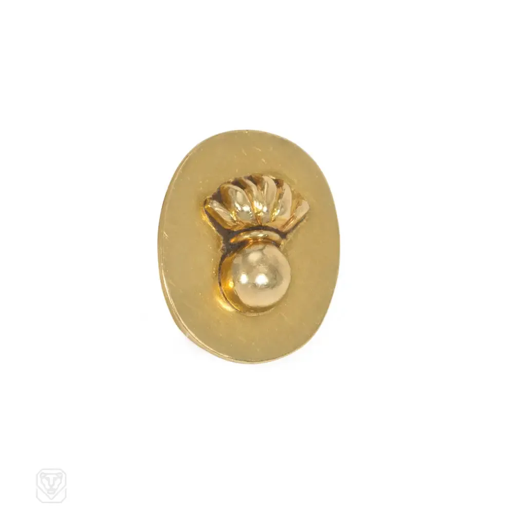 Antique Royal Fusiliers gold cufflinks