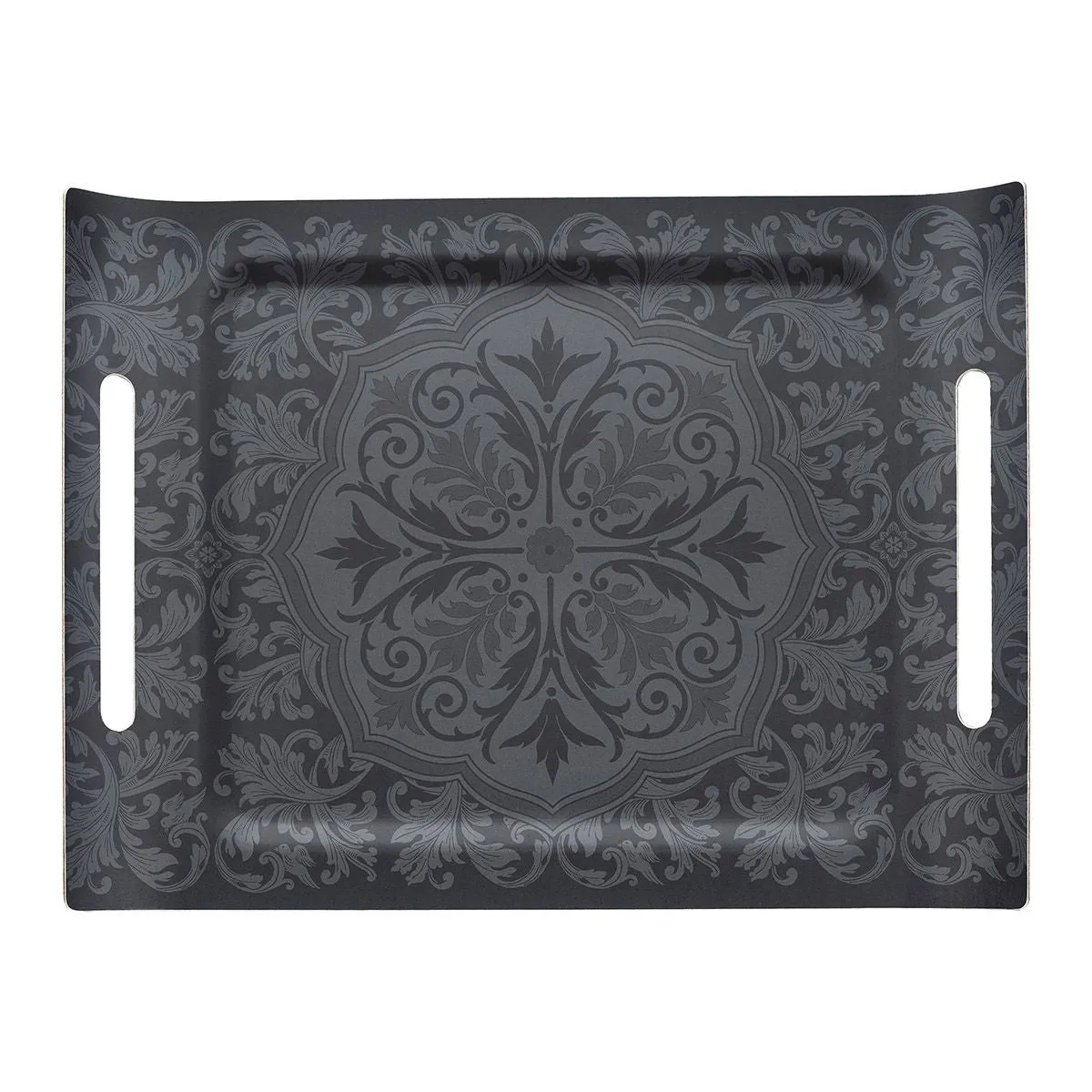 Armoiries Black Tray by Le Jacquard Français