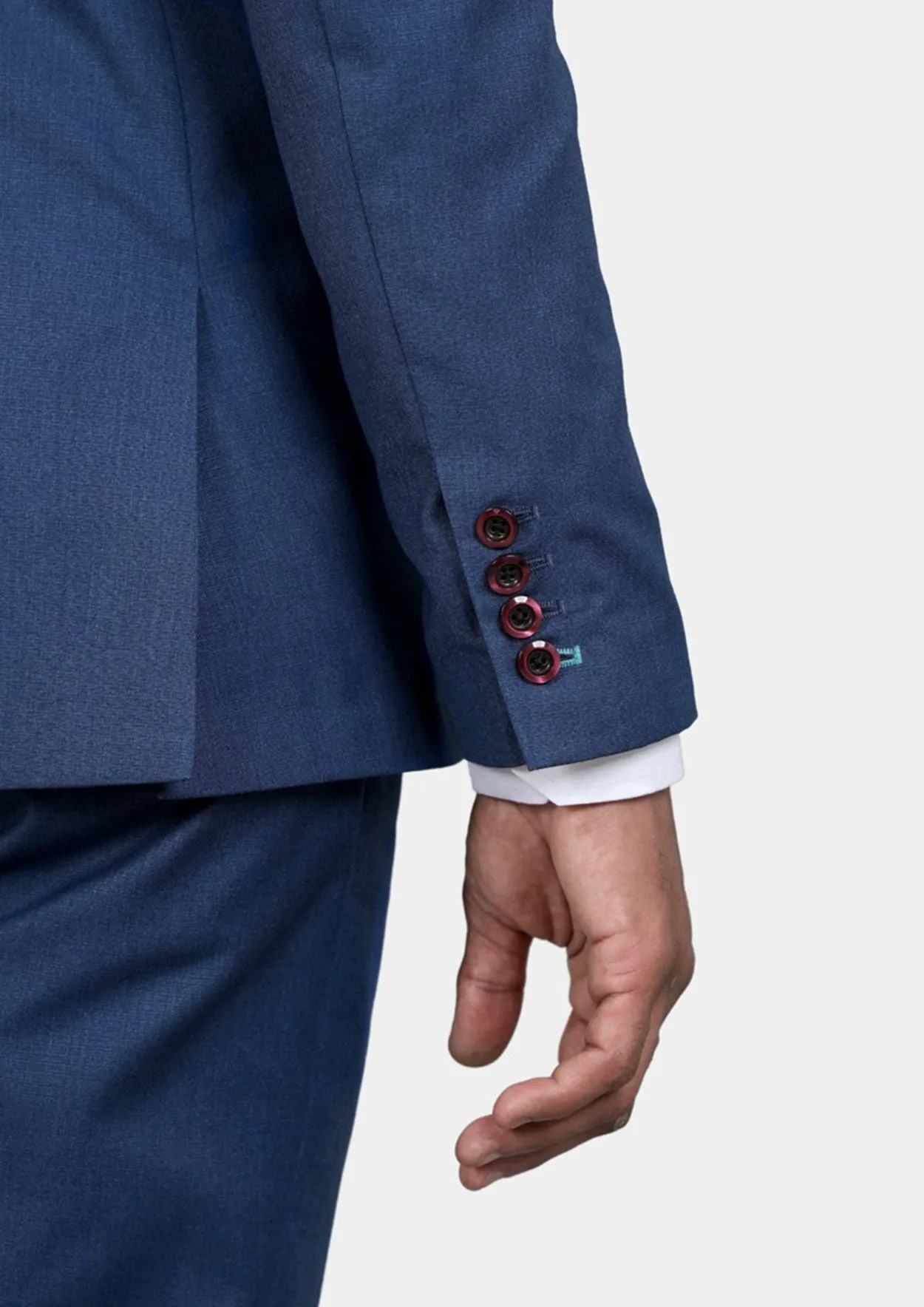 Astor Deep Blue Crosshatch Suit