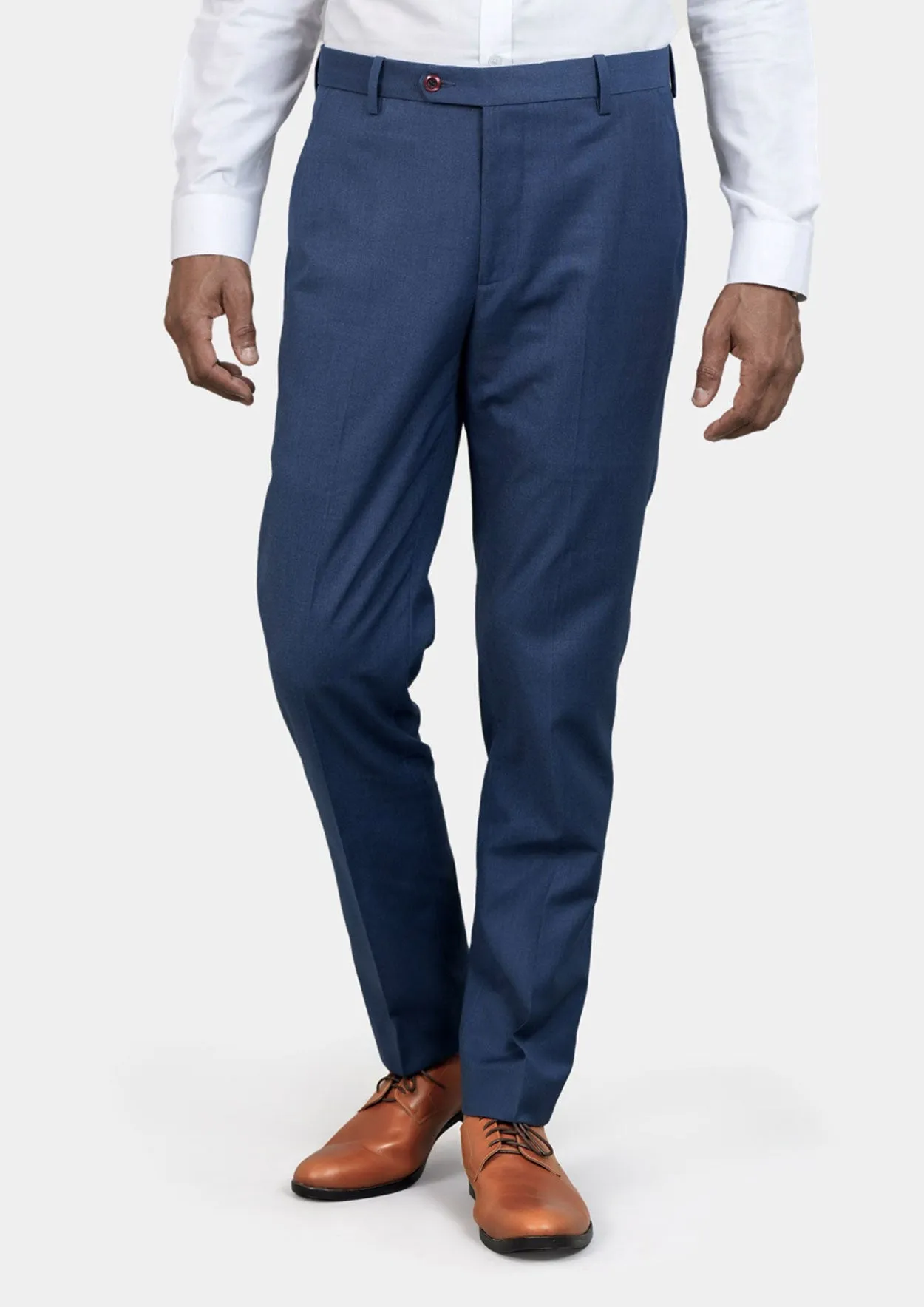 Astor Deep Blue Crosshatch Suit