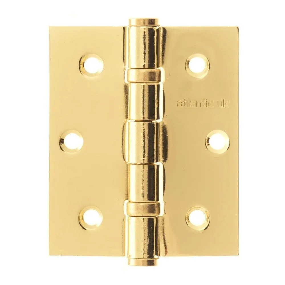 Atlantic Elite 3" Hinges (Polished Brass)