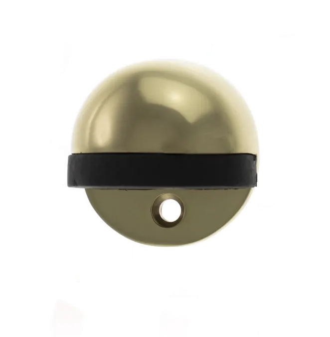 Atlantic Half Moon Door Stop (Polished Brass)