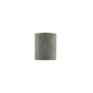 Atlantic Watson Cylinder Knurled Cabinet Knob on Concealed Fix - Polished Chrome
