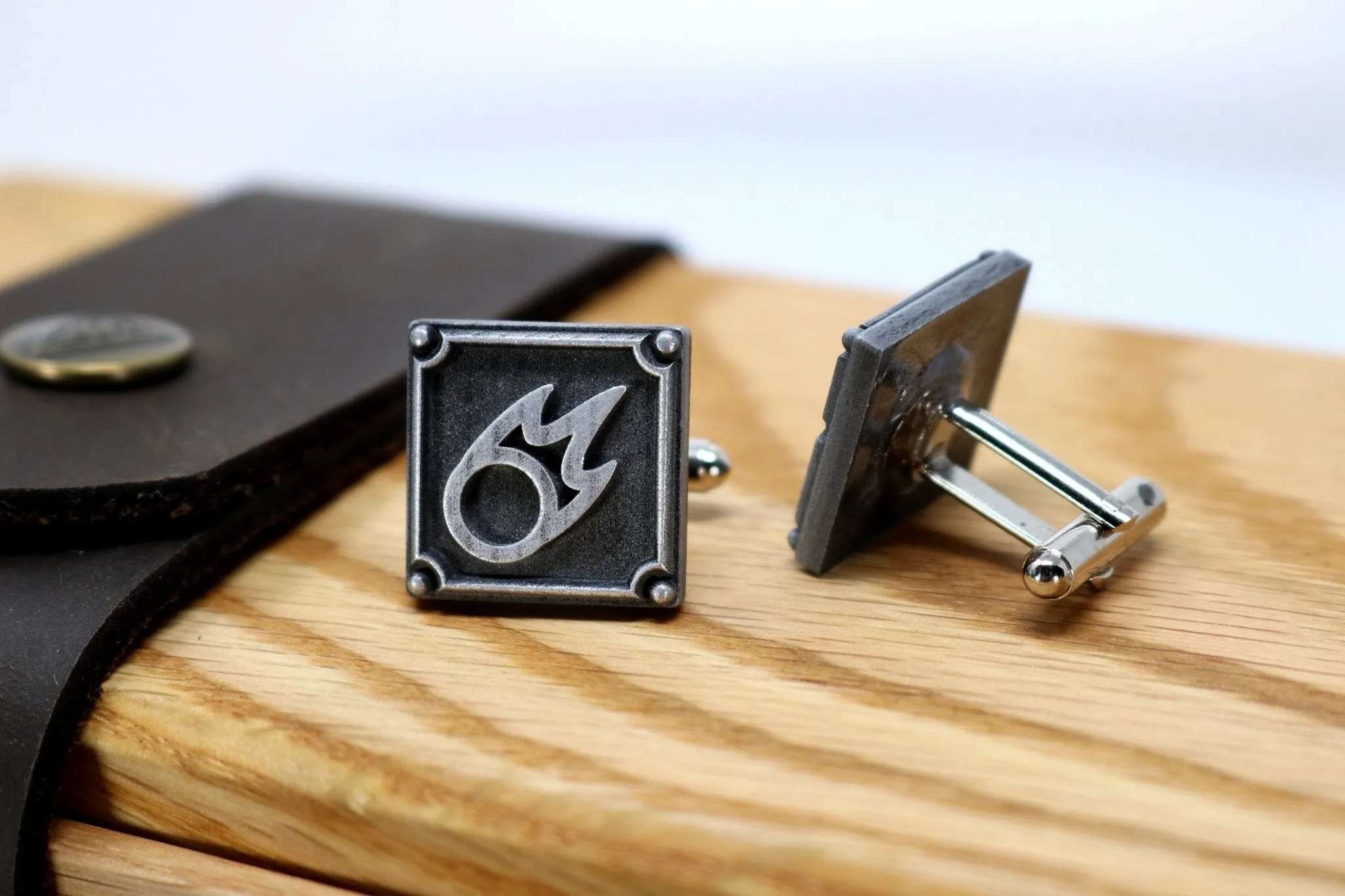 Black Mage Job Icon Cufflinks - FFXIV