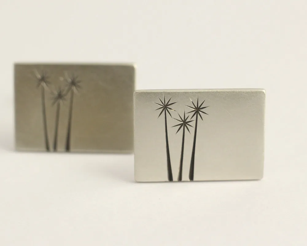 Cabbage Tree Trio Cufflinks