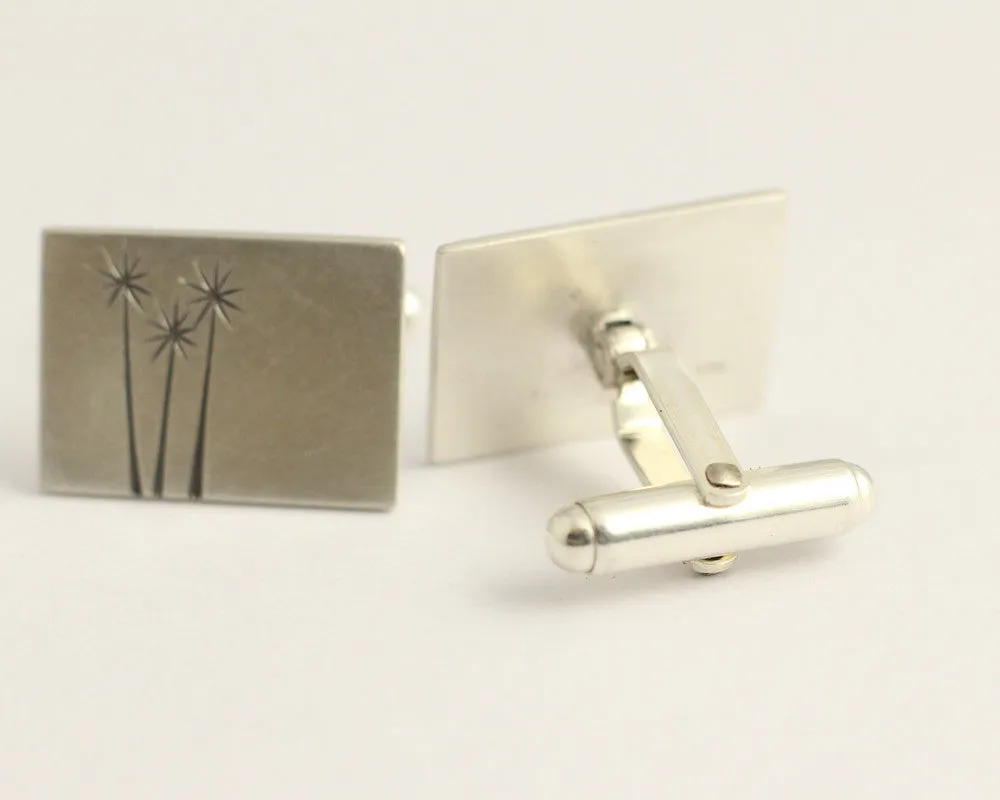 Cabbage Tree Trio Cufflinks