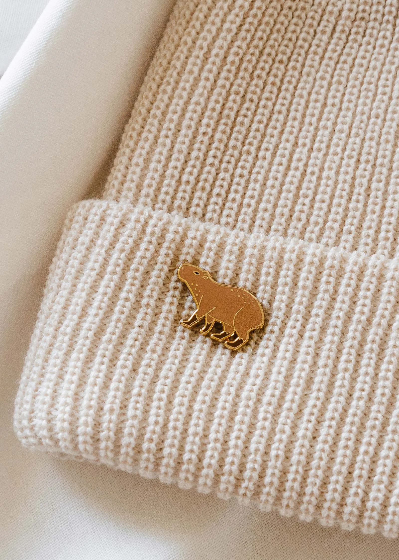 Capybara Enamel Pin