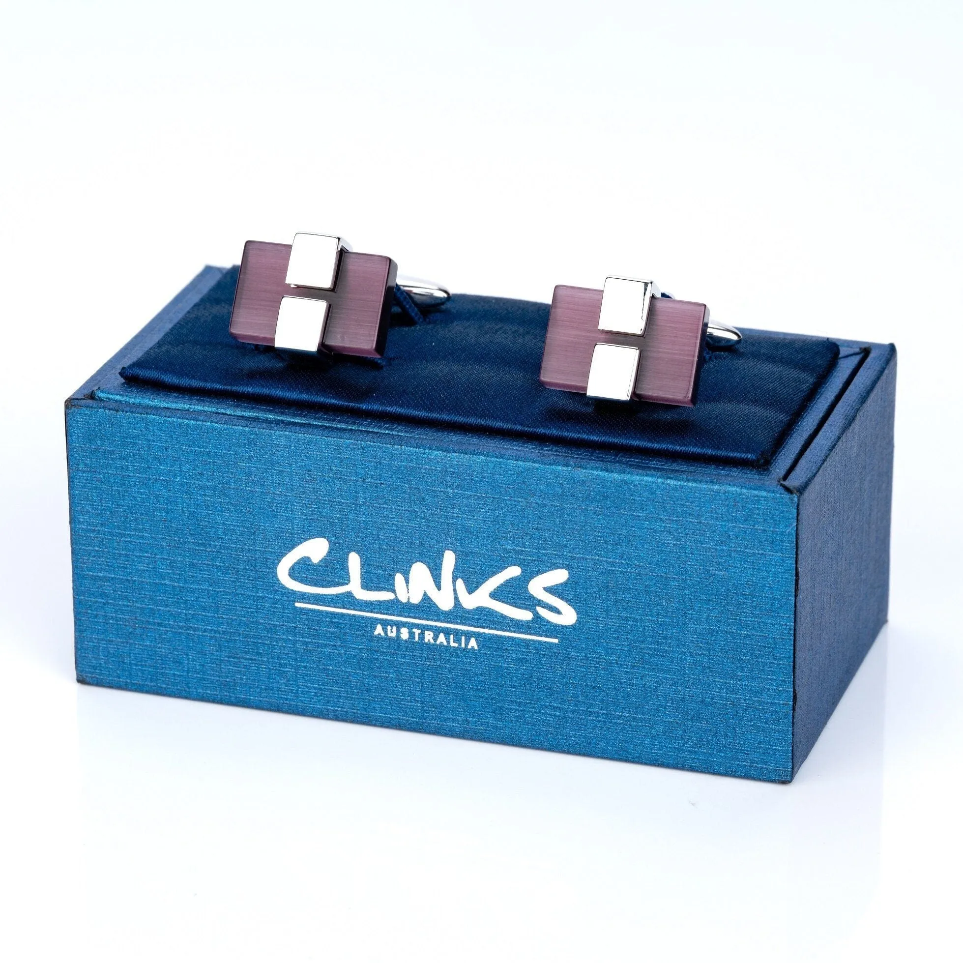 Charcoal Ice Cateye Cufflinks