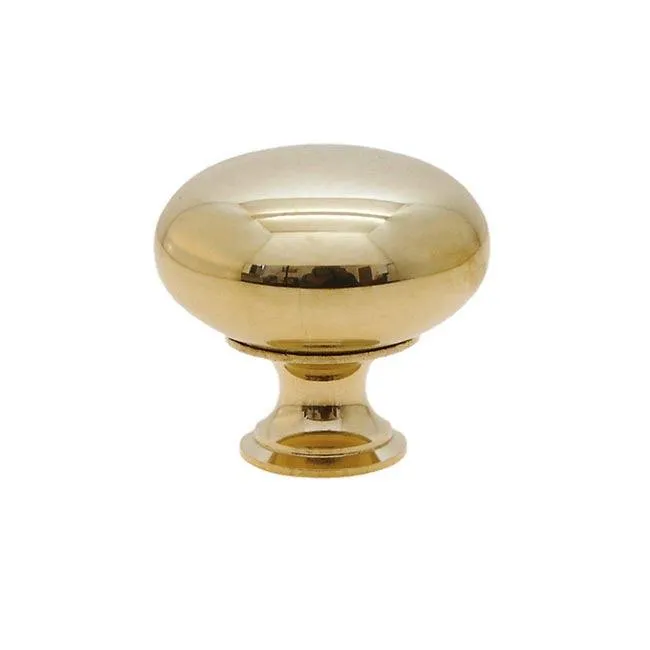 Classic Cabinet Knobs, Brass, 1 inch size