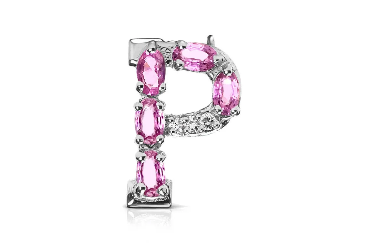 Cufflinks Letter P Initial 18kt Gold