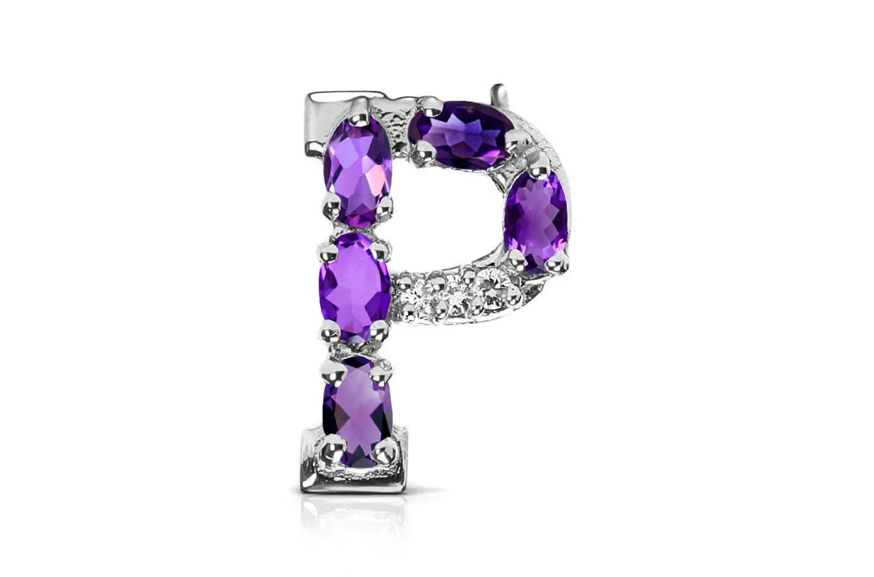 Cufflinks Letter P Initial 18kt Gold