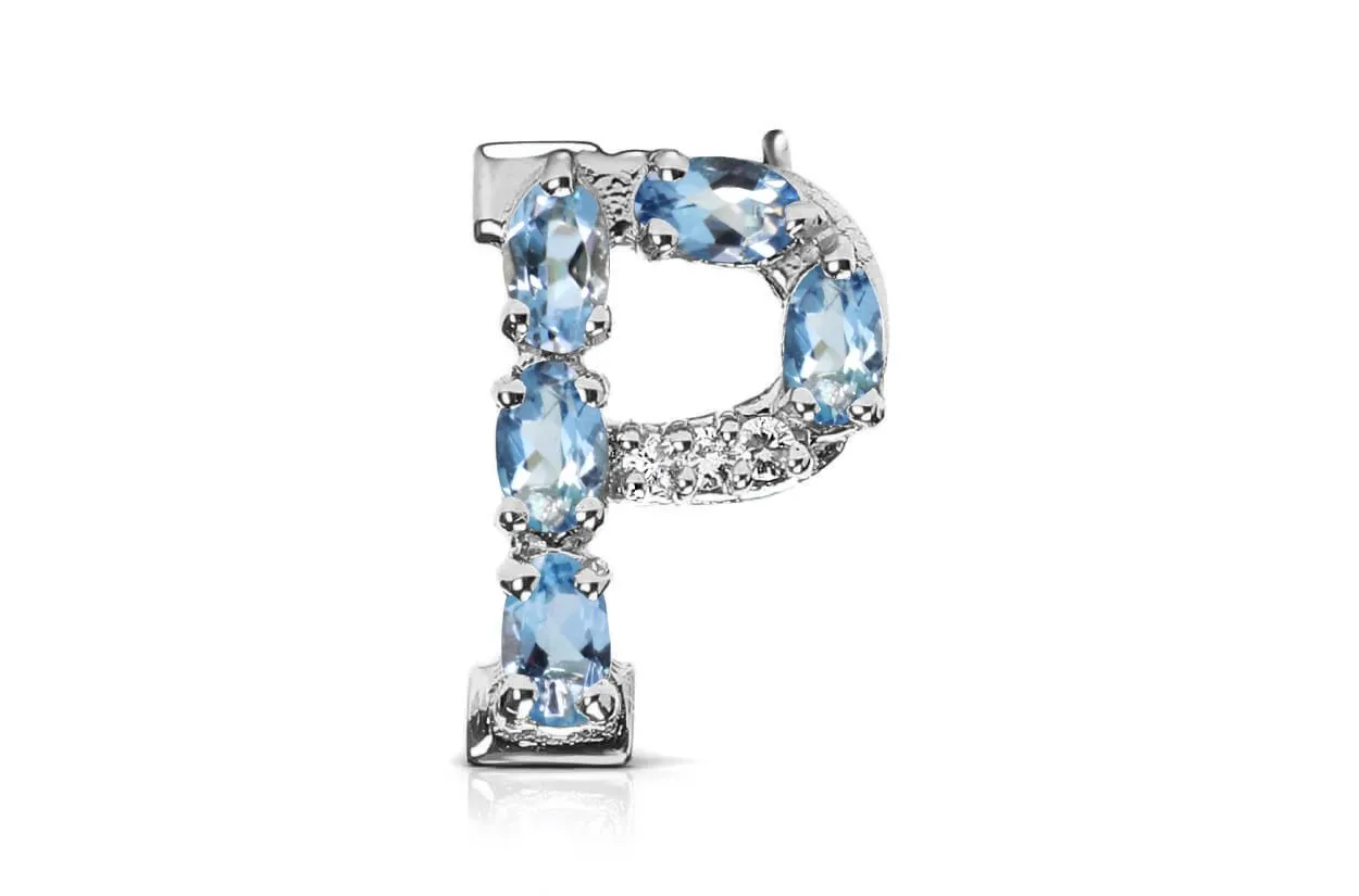 Cufflinks Letter P Initial 18kt Gold