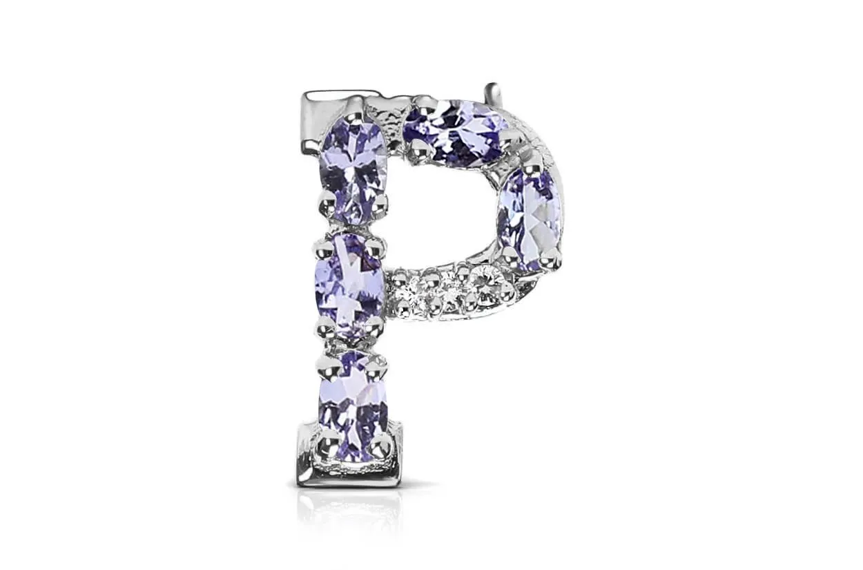Cufflinks Letter P Initial 18kt Gold