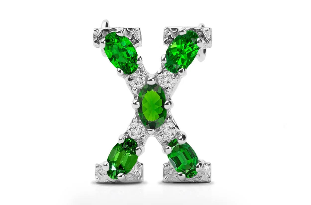 Cufflinks Letter X Initial 18kt Gold