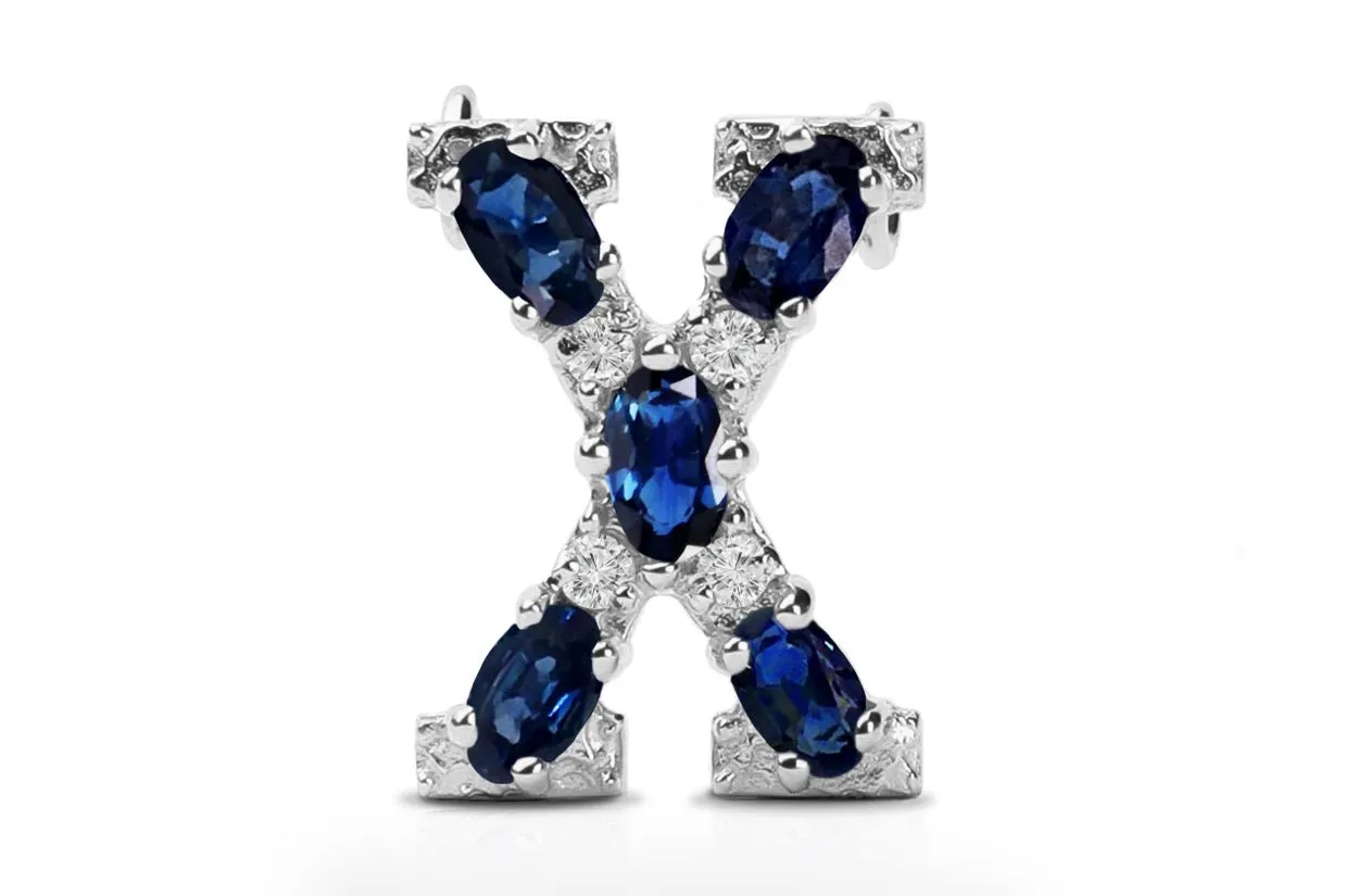 Cufflinks Letter X Initial 18kt Gold