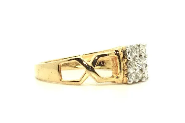 Diamond Cross Ring Ad No.0441