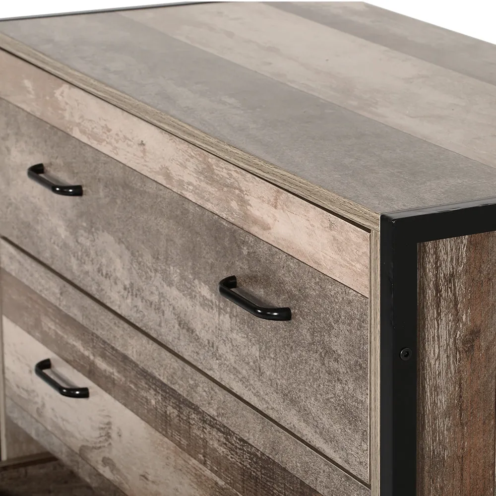 Durable 4-Drawer Tallboy Chest with Metal Legs - Artiss