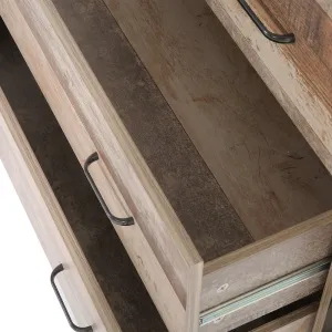 Durable 4-Drawer Tallboy Chest with Metal Legs - Artiss