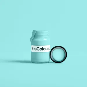 Electric Aqua paint sample (matt, 60ml)