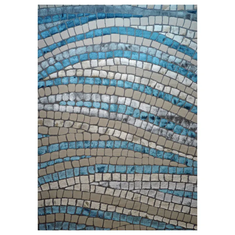 Florence Collection Reed Blue Rug