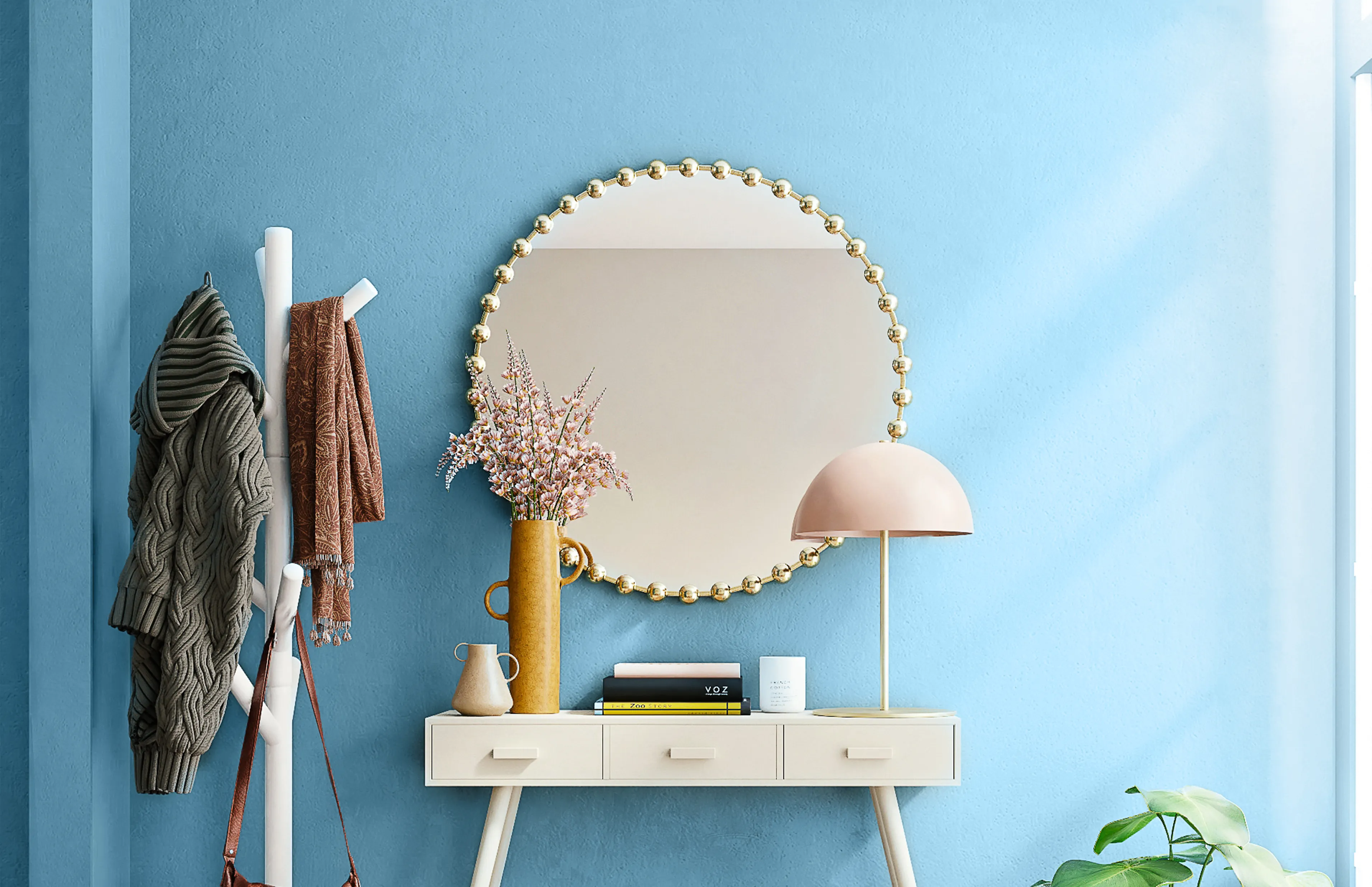 Friendly Blue paint swatch