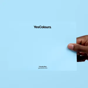 Friendly Blue paint swatch