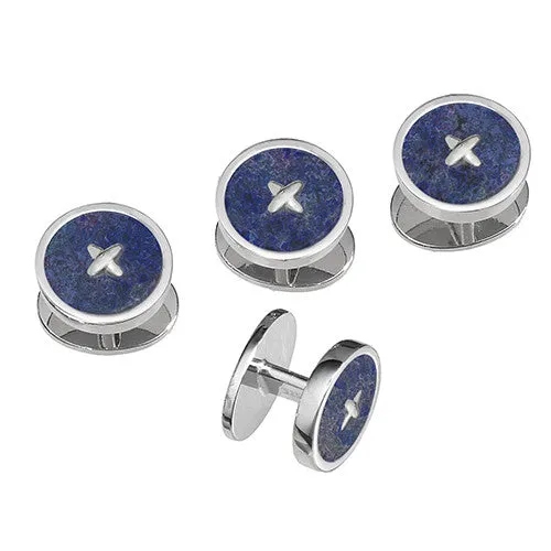 Gemstone Button Tuxedo Studs Only I Jan Leslie
