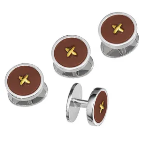 Gemstone Button Tuxedo Studs Only I Jan Leslie