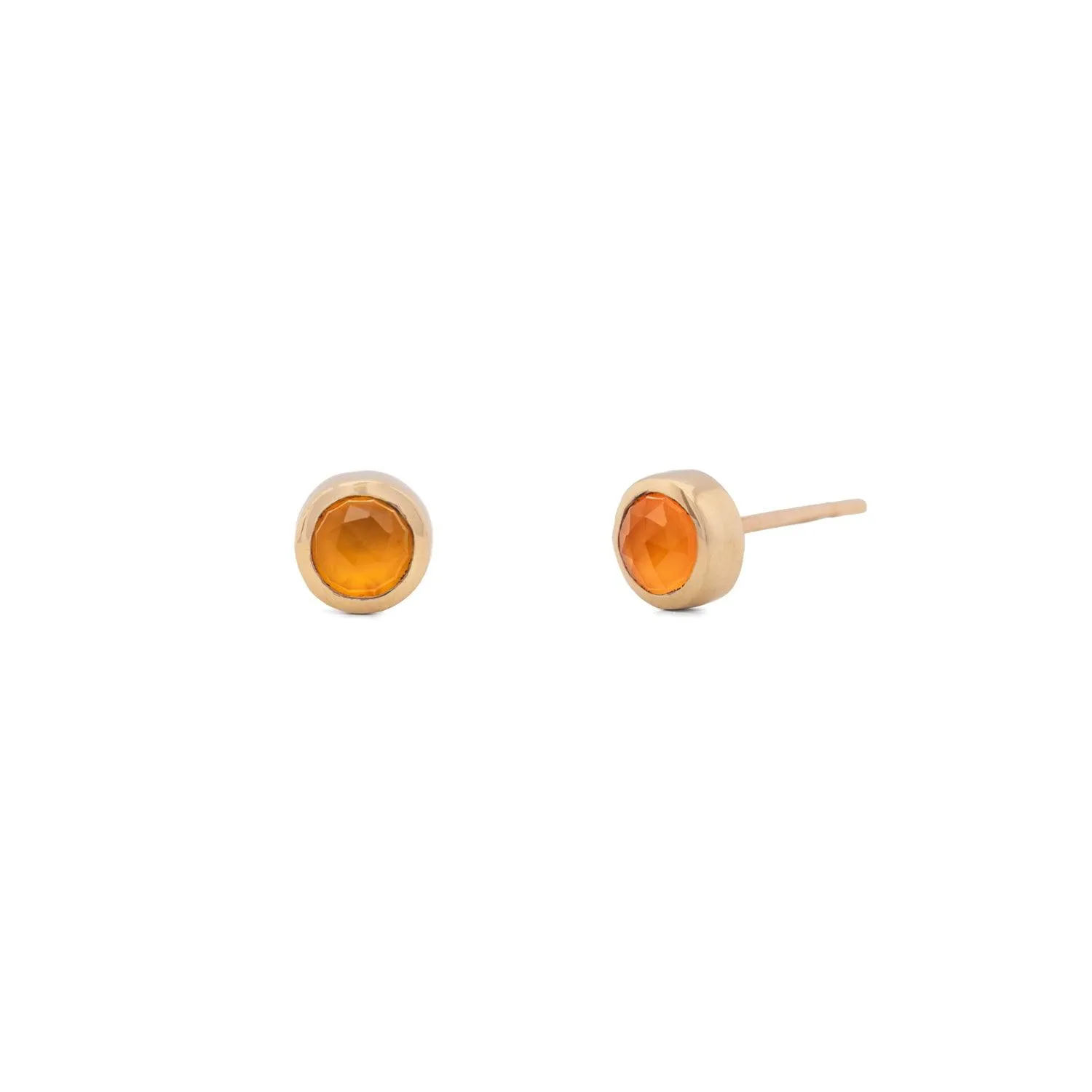 Gemstones 14k Gold Studs