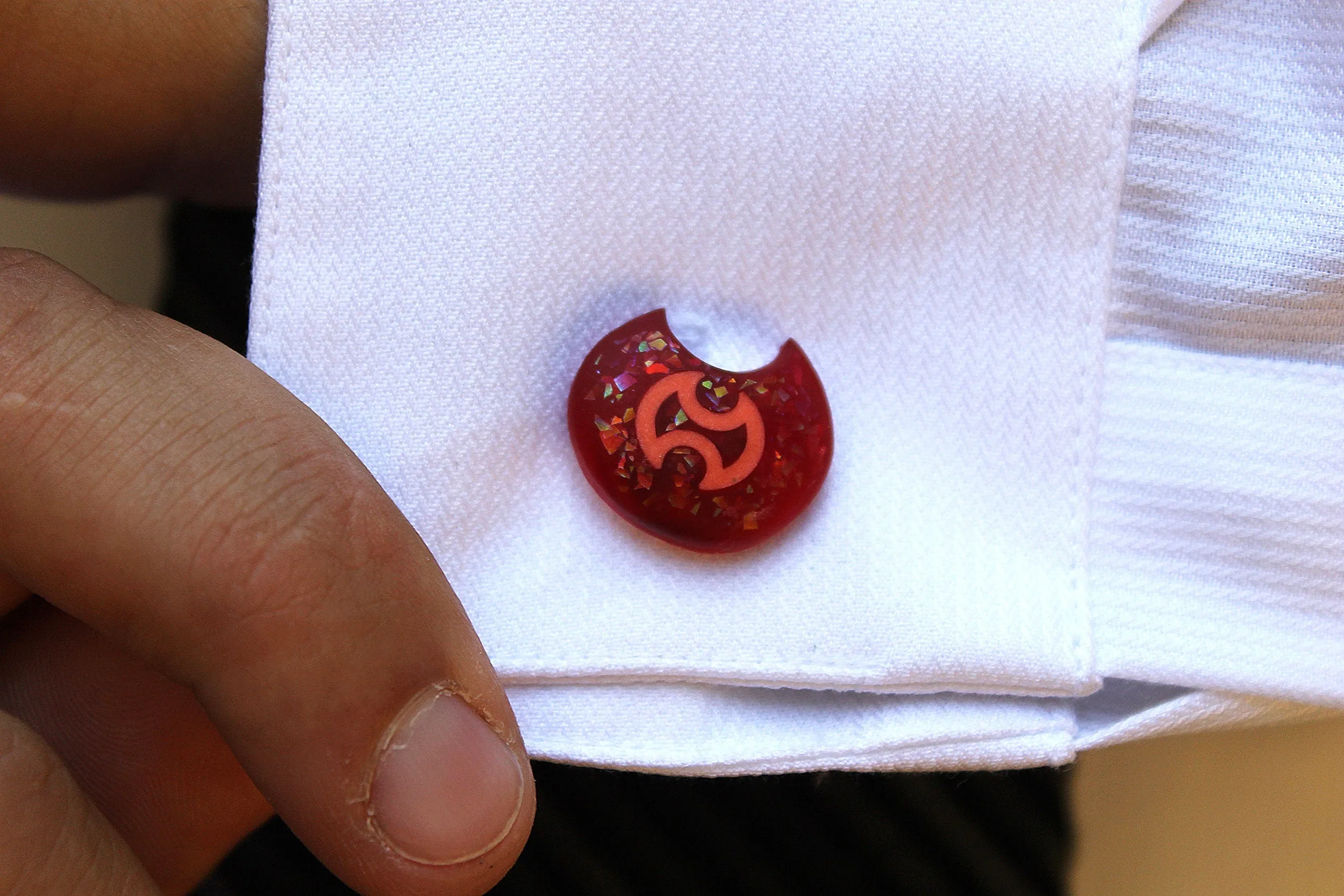 Glow Soul Crystal Cufflinks- FFXIV