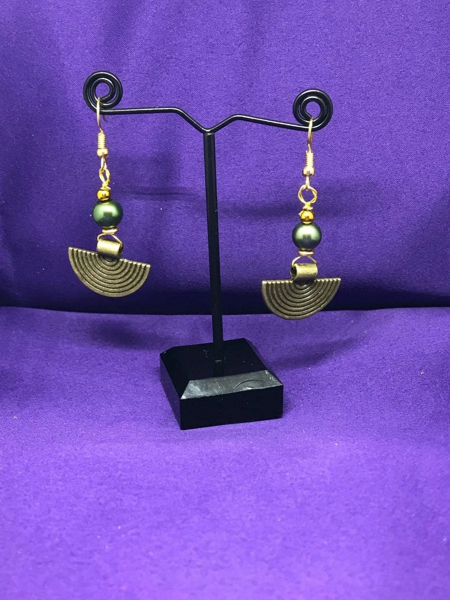 Gypsy Earrings in Brass