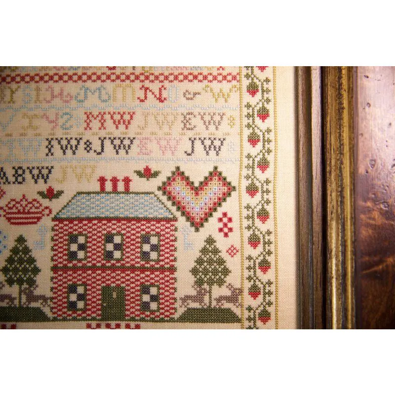 Hands Across The Sea ~ Little Gems Series - Jessie Watson 1816 Sampler Printed Copy of PDF