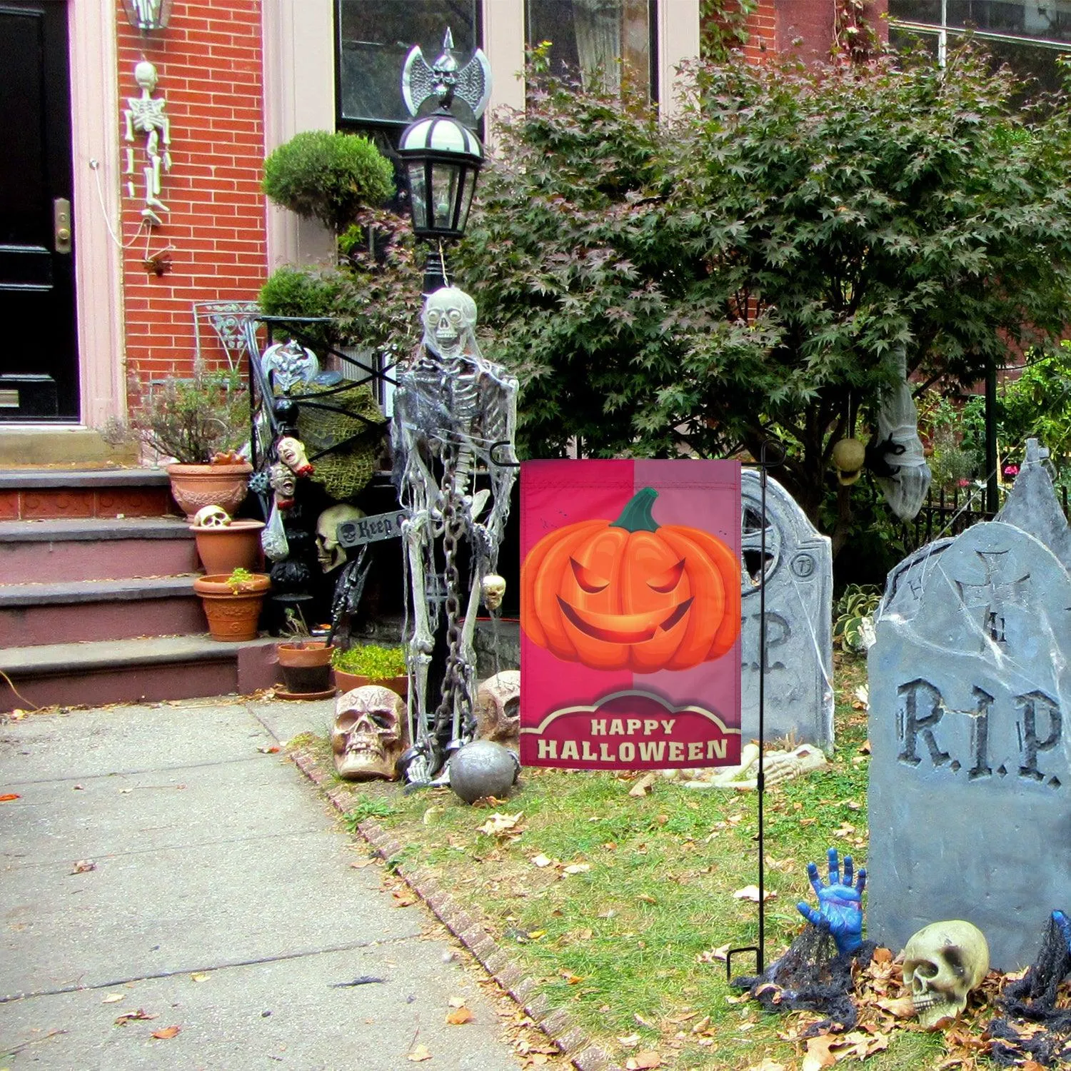 Jetlifee Halloween Pumpkin Garden Flag