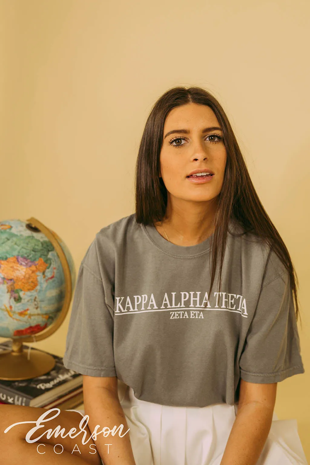Kappa Alpha Theta Classic Gray Tee