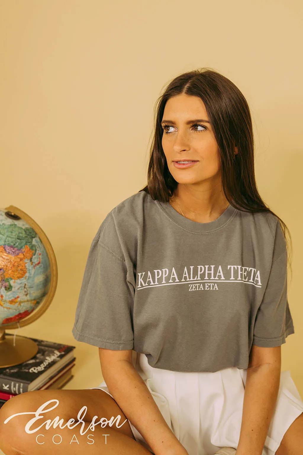 Kappa Alpha Theta Classic Gray Tee