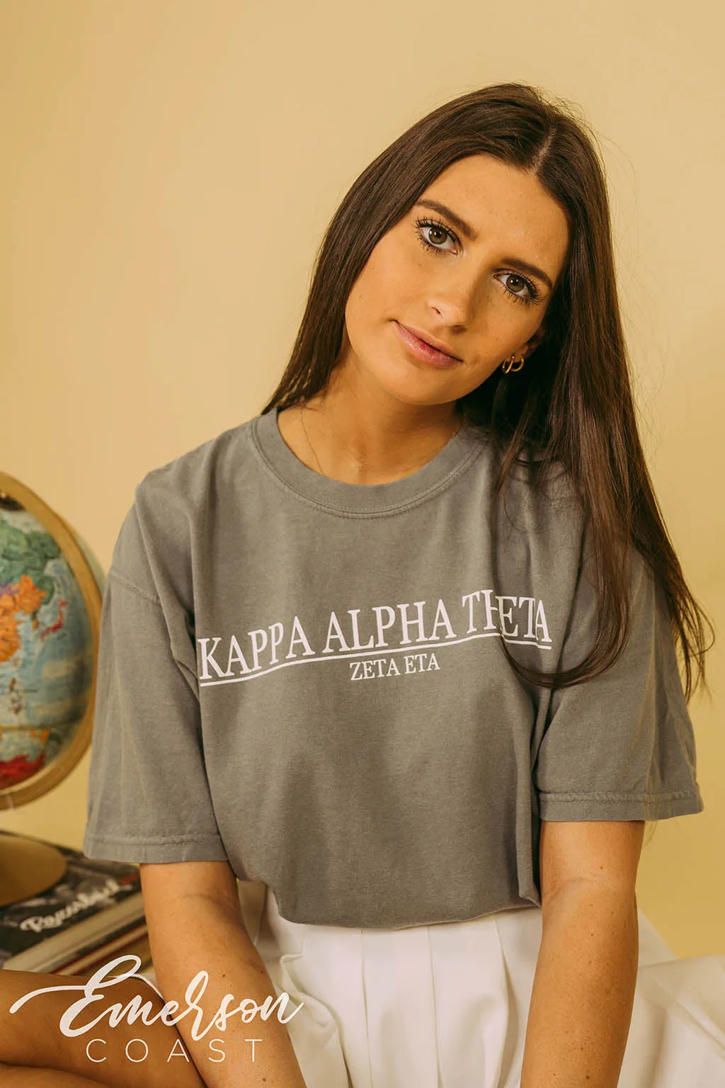 Kappa Alpha Theta Classic Gray Tee