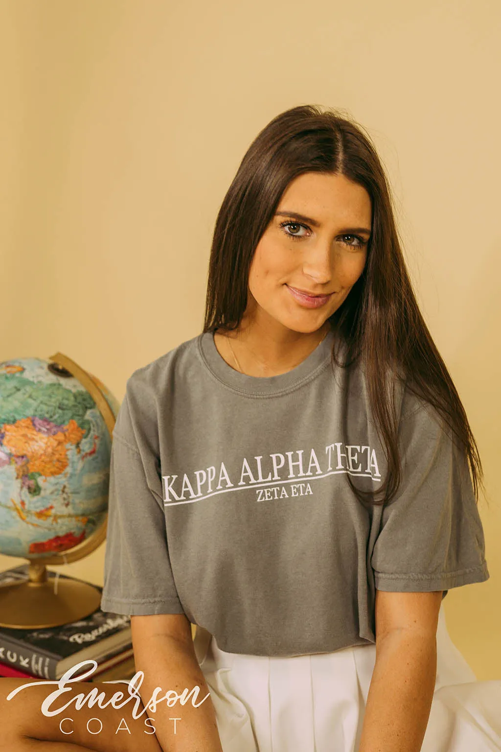Kappa Alpha Theta Classic Gray Tee