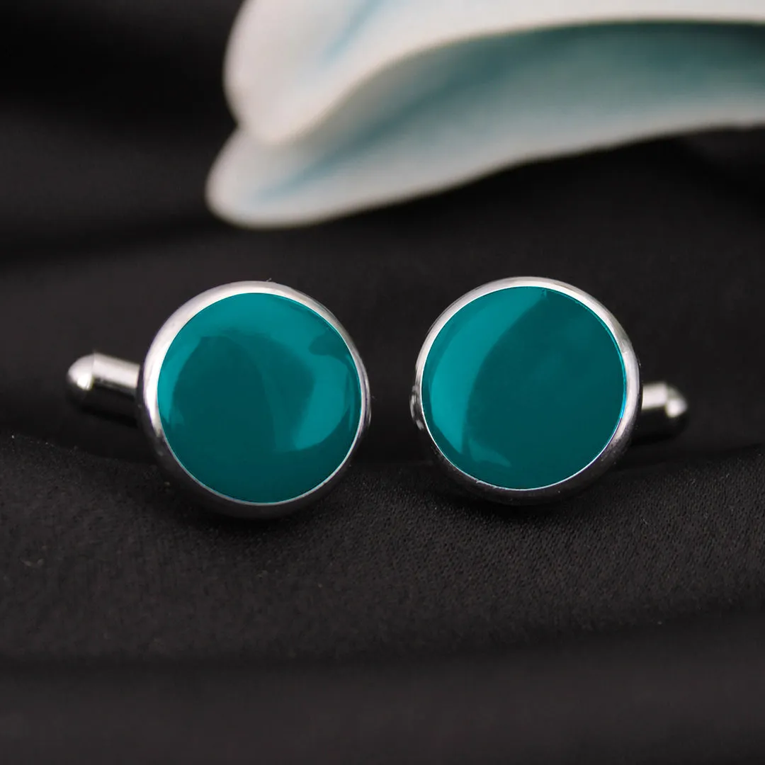 Kavove The Classic Saga Light blue Cufflink