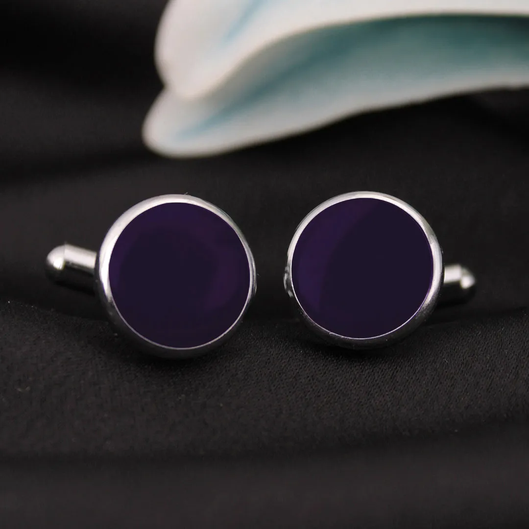 Kavove The Classic Saga Purple Cufflink