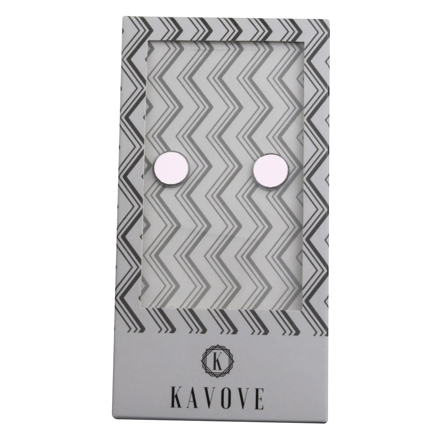 Kavove The Classic Saga White Cufflink