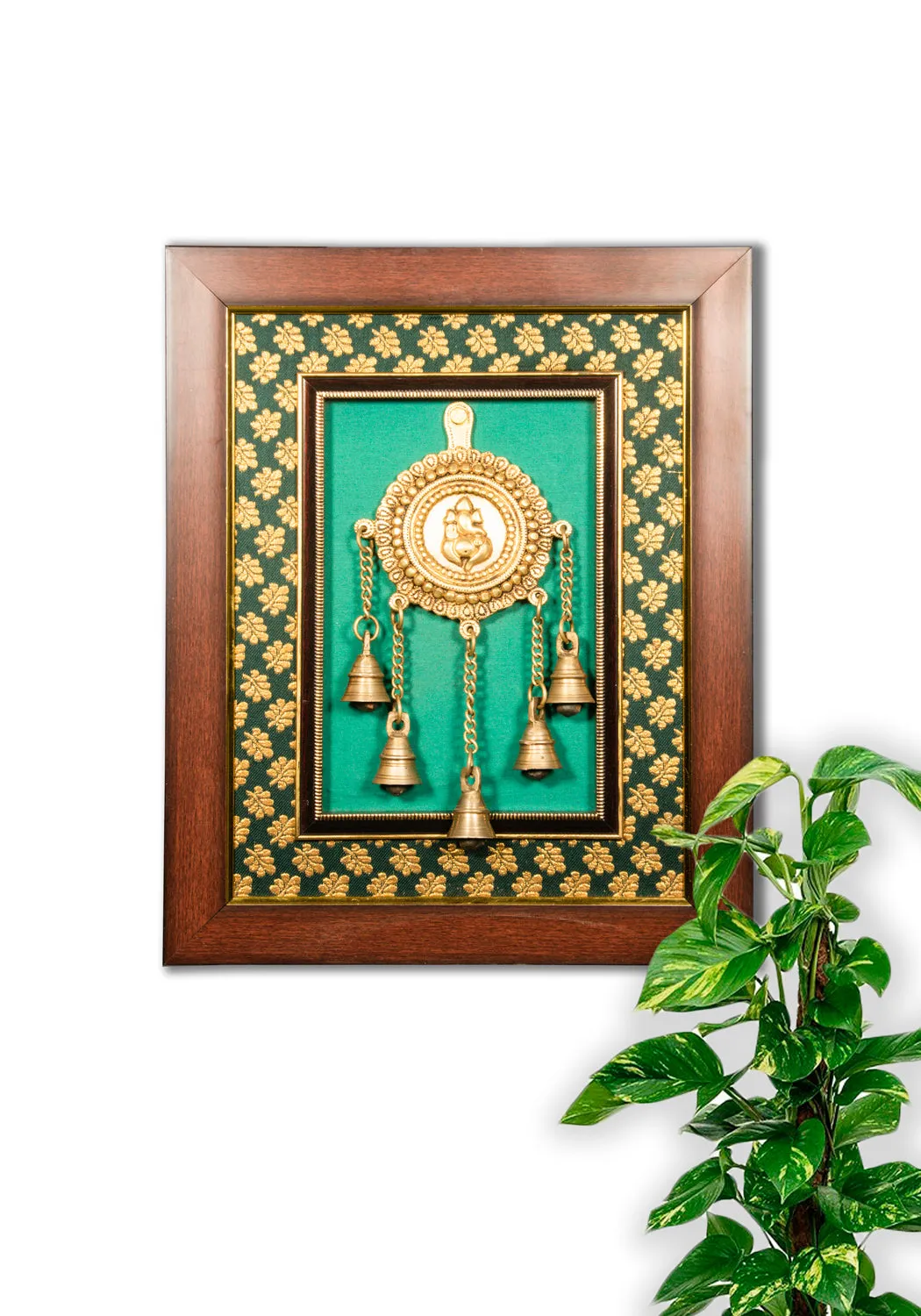 Lord Ganesha with 5 Bells