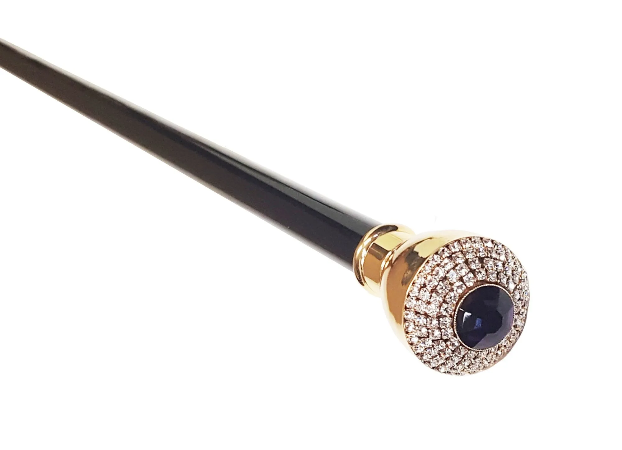 Luxurious Walkingsticks - Swarovski Crystal Encrusted Knob