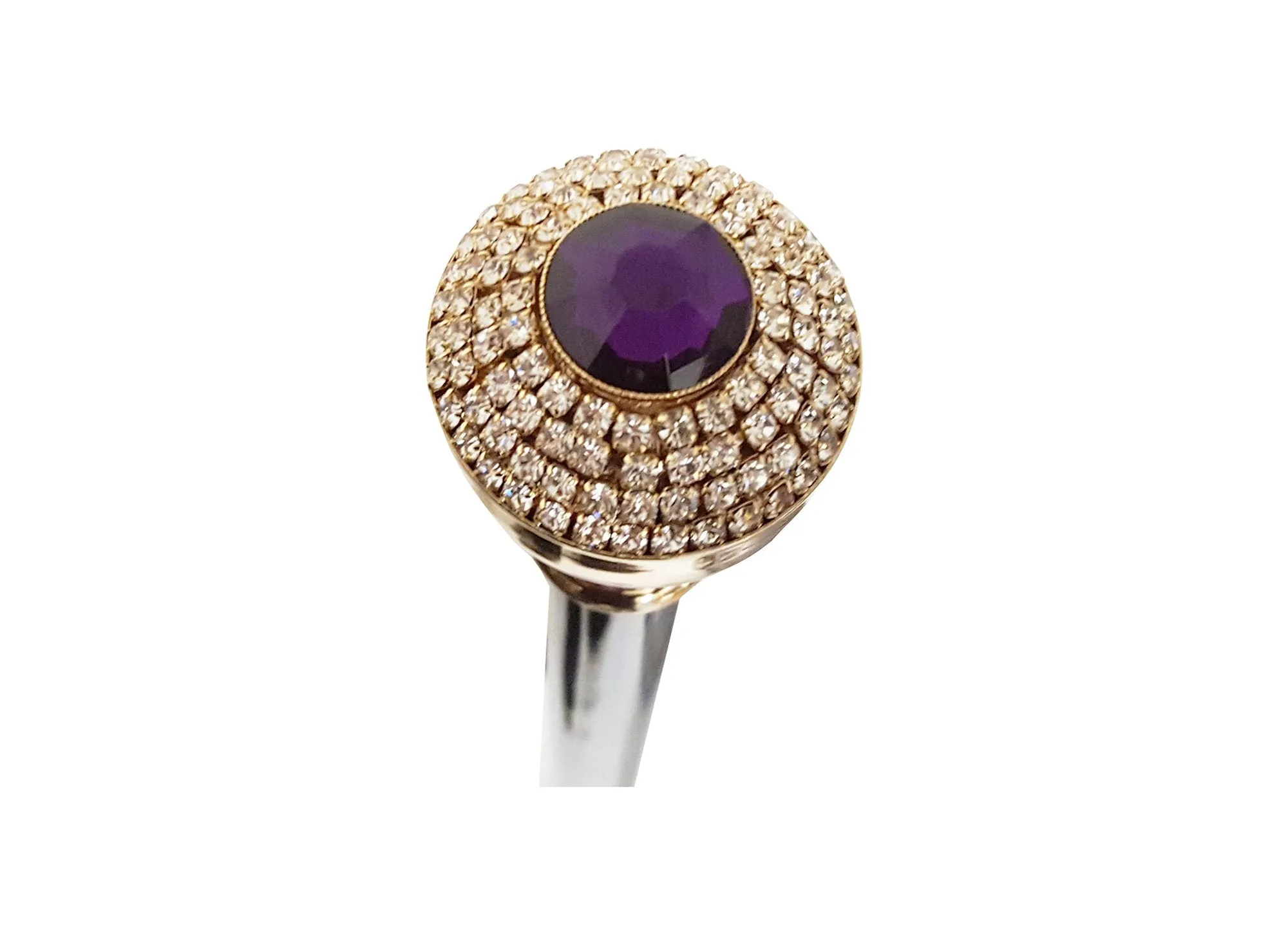Luxurious Walkingsticks - Swarovski Crystal Encrusted Knob